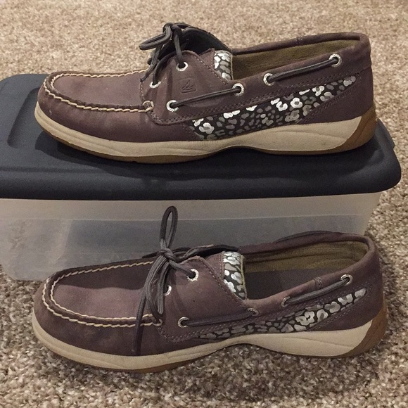 Sperry Shoes - Sperry Brown cheetah print shoes
